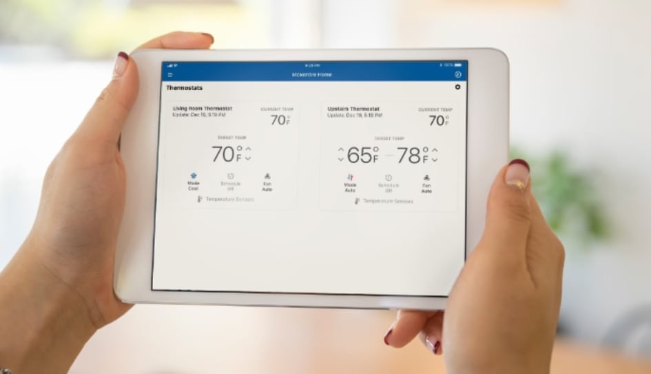 Thermostat control in Dayton